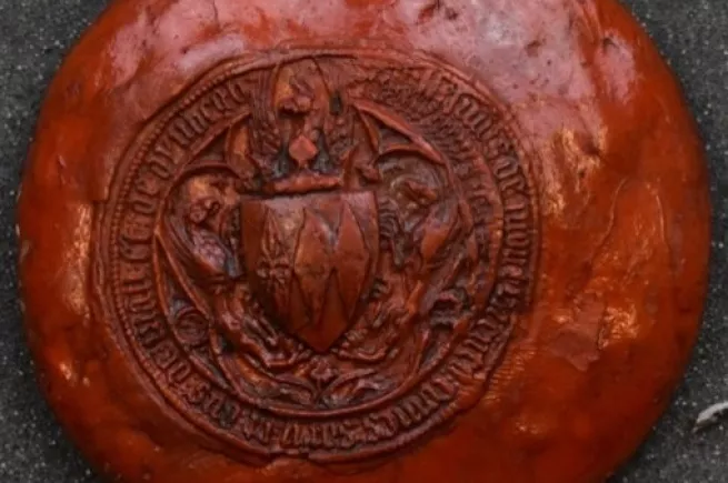 The earl of Salisbury’s counterseal, New College Archives, Oxford, NCA 10039