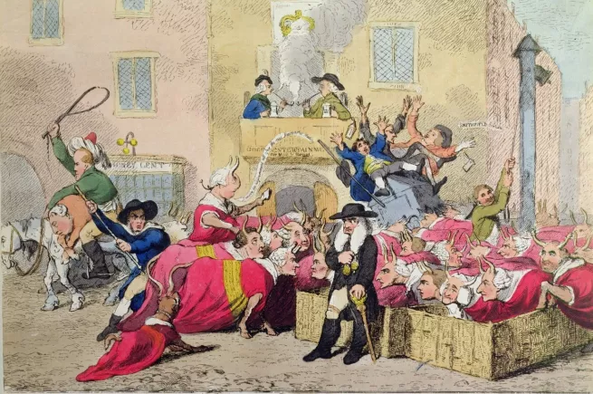 James Gillray, ‘Market Day’ (2 May 1788)