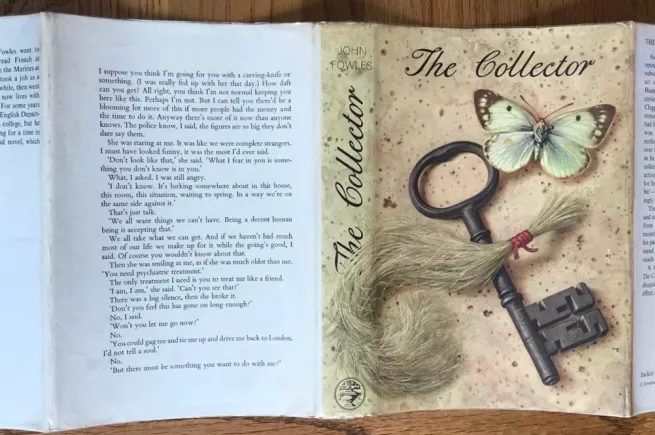 John Fowles, The Collector (1963), dustjacket, New College Library, Oxford, NC/FOW