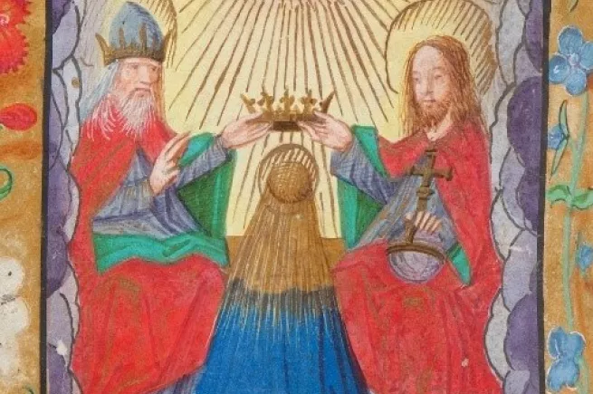 New College Library, Oxford, MS 323, f. 118v [detail]