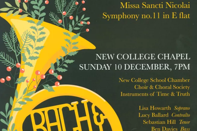 Poster for a 2023 concert