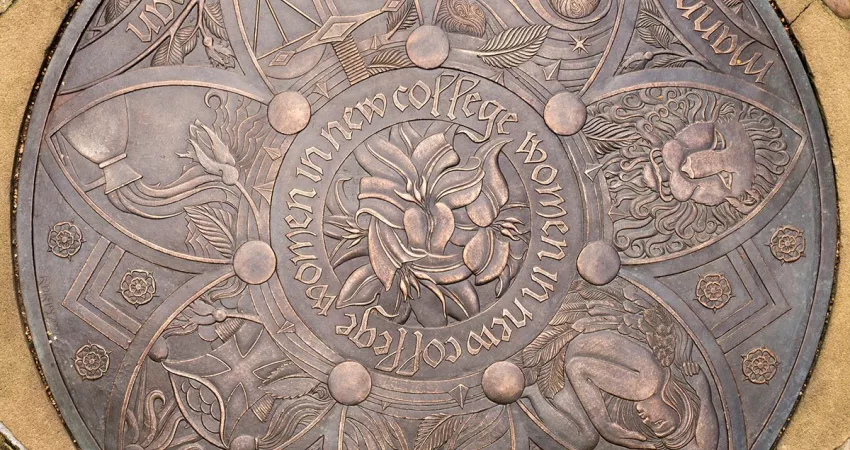 Commemorative plaque marking 25th anniversary of women