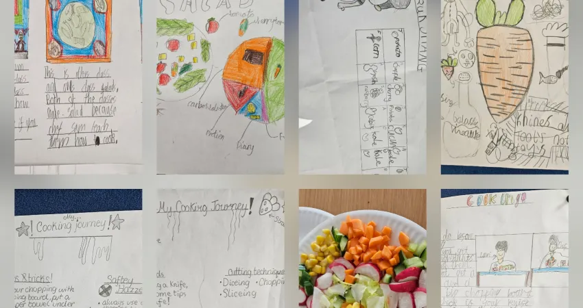 Pictures of cookery project 
