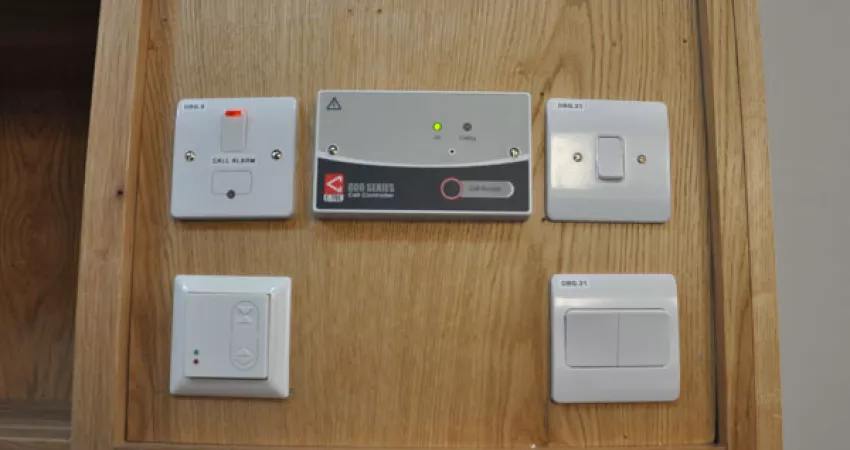 Switches panel for accessible access to doors and windows
