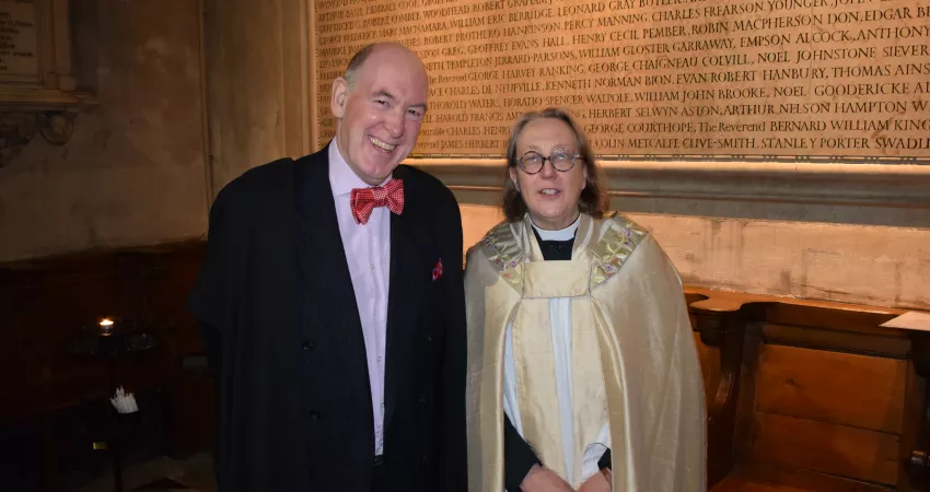 The Warden and Rev Canon Professor Jane Shaw