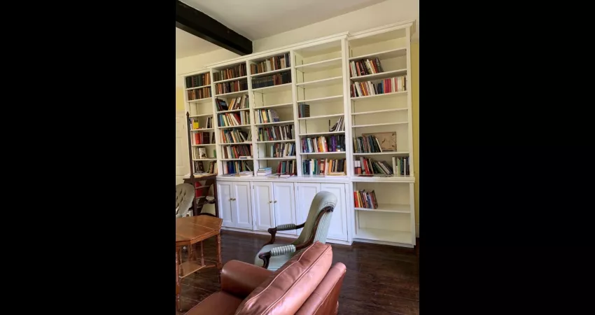 Bookcase in tutor's office