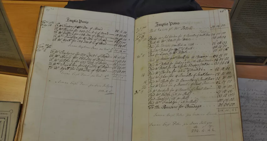 Old list of accounts