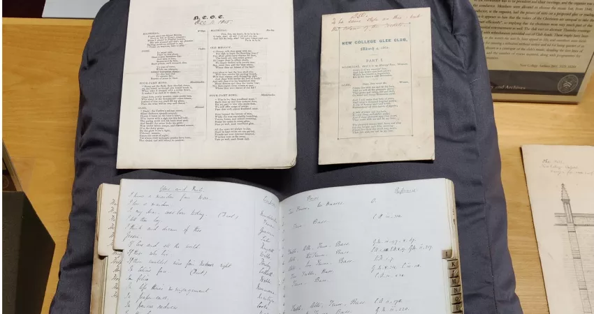 A collection of old programmes