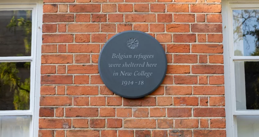 Belgian commemorative plaque