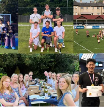 The winning teams - hockey, tennis, rugby, rowing, netball, powerlifting