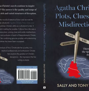 Front cover of Agatha Christie: Plots, Clues and Misdirections by Sally and Tony Hope