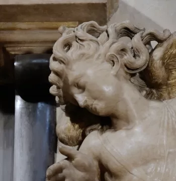 Alabaster cherub