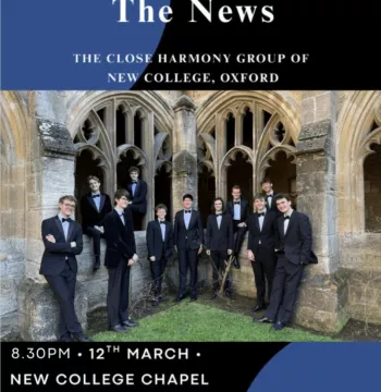 Concert poster with details on venue, date, time and tickets