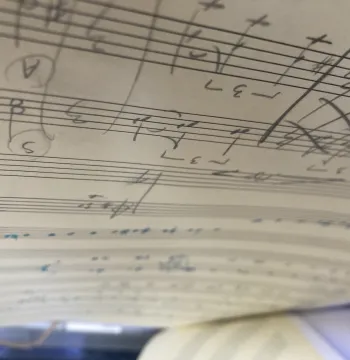 Sheet of music